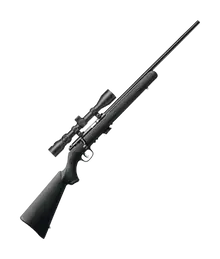SAVAGE ARMS MARK II FXP BOLT-ACTION RIMFIRE RIFLE WITH SCOPE