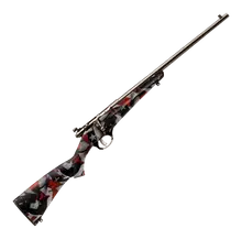 SAVAGE ARMS RASCAL YOUTH SINGLE-SHOT BOLT-ACTION RIMFIRE RIFLE WITH AMERICAN FLAG STOCK