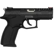 GRAND POWER P1 WITH FIBER OPTIC FRONT/SIDE ADJUSTABLE DYNAMIC STEEL REAR SIGHTS 9MM LUGER 3.7IN BLACK PISTOL
