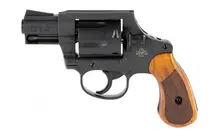 Rock Island Armory M206 Spurless .38 Special Revolver, 2" Barrel, 6 Rounds, Black Parkerized
