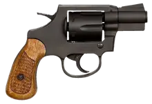 Rock Island Armory M206 Revolver, .38 Special, 2" Barrel, 6-Rounds, Wood Grip, Parkerized Finish, Model 51283