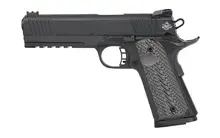 Rock Island Armory Tac Ultra FS M1911-A1 .45 ACP 5" Barrel 8-Rounds with Picatinny Rail, G10 Grip, and Parkerized Finish - 51485