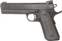 Rock Island Armory Tac Ultra FS Combo 9mm/22TCM9R, 5" Barrel, 10-Round, Black Parkerized Pistol with G10 Grips - 56635