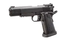 Rock Island Armory M1911-A2 FS Premium .22 TCM Pistol, 5" Barrel, 17-Round Magazine, Black Parkerized