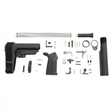 PSA SBA3 MOE EPT Pistol Lower Build Kit, Black