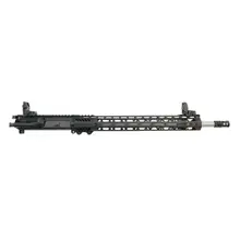 PSA 18" Rifle Length .223 Wylde 1/7 Stainless Steel 15" M-lok Upper With BCG, CH, & MBUS Sight Set - 5165448754