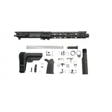 PSA 10.5" Carbine-Length 5.56 NATO 1/7 Nitride 12" Slant M-Lok MOE EPT SBA3 Pistol Kit - 5165448807