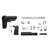 PSA 9mm SBA3 MOE EPT Pistol Lower Build Kit, Black