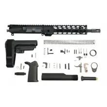 PSA 10.5" Carbine-Length 5.56 NATO 1:7 Nitride 9" Lightweight M-Lok MOE+ EPT SBA3 Pistol Kit