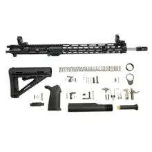 PSA 16" Mid-Length 1/7 Stainless Steel 13.5" Lightweight M-lok MOE EPT Rifle Kit w/MBUS Sight Set