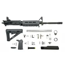 PSA 16" M4 5.56 NATO 1/7 Phosphate MOE EPT Rifle Kit w/ Rear MBUS, Gray