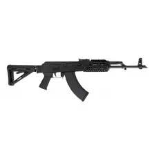 PSA AK-47 GF3 FORGED RIFLE WITH JL BILLET RAIL AND M4 STOCK, BLACK