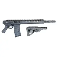 Black Aces Pro M-AR Semi Automatic Magazine Fed 12 Gauge Shotgun, Black - BATMAR