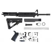 PSA 16" Midlength 5.56 NATO 1:7 Nitride MOE CTR Rifle Kit, Black