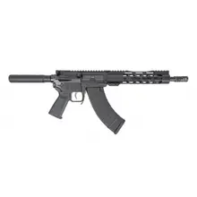 PSA Gen2 KS-47 10.5" Carbine-Length 7.62x39 Nitride 9" Lightweight M-Lok MOE EPT Pistol, Black