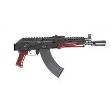 PSA AK-P GF3 Picatinny Pistol with Cheese Grater Upper Handguard and Linear Comp, Redwood