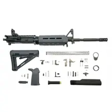 PSA 16" M4 Carbine-Length 5.56 NATO 1/8 Phosphate MOE EPT Rifle Kit With MBUS Rear, Gray