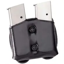GALCO GUNLEATHER C.D.M. COP DOUBLE MAGAZINE CASE 9MM & .40 S&W DOUBLE STACK MAGAZINES LEATHER BLACK