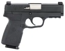 Kahr Arms P9-2 9mm Luger Semi-Automatic Pistol, 3.6" Barrel, 7+1 Capacity, Black Stainless Steel Slide, Textured Polymer Grip, Truglo Night Sights