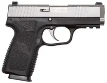 KAHR Arms S9 9mm Luger Handgun with 3.6" Stainless Steel Barrel, 7-Round Magazine, and Black Polymer Grip