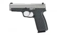 KAHR Arms CT9 9MM 3.6" Stainless Steel Pistol with Black Polymer Grip and Carbon Fiber Print - 7+1 Rounds