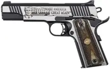 Auto Ordnance 1911 A1 Trump .45 ACP Pistol - 5" Barrel, MAGA Edition
