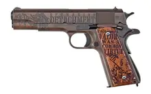 Auto-Ordnance Thompson 1911 75th Anniversary Iwo Jima Tribute 45 ACP with Distressed Copper Cerakote and Wood Engraved Grip