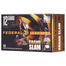 Federal Premium Grand Slam 12 Gauge 2.75" 1.5oz #5 Shot Copper Plated Lead Ammo, 10 Rounds - PFCX156F5