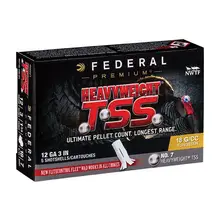 Federal Heavyweight TSS 12GA 3" 1 3/4oz #7 Turkey Load Ammunition, 5 Rounds, 1200FPS