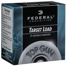 Federal Top Gun Sporting 12 Gauge 2.75" 1oz #8 Lead Shot Ammunition - 25 Rounds