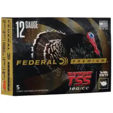 Federal Premium Heavyweight TSS 12 Gauge 3" 2 oz #7, 9 Shot Ammo Box of 5 Rounds PTSSX197F79