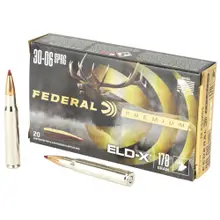 Federal Premium 30-06 Springfield 175 Grain ELD-X Rifle Ammo