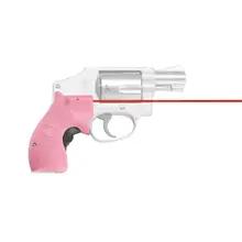 Crimson Trace LG-105 Pink LaserGrip with 5mW Red Laser for S&W J Frame Round Butt