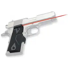 Crimson Trace Front Activation Replacement Laser Grip for 1911 Pistol, Black - LG-404