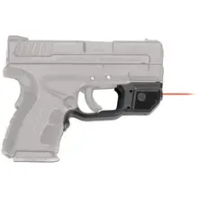 Crimson Trace LG496 Laserguard Red Laser Sight for Springfield XD Mod.2 Tactical Pistols, Black Polymer, 5mW, 633nm Wavelength, 50ft Range
