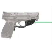 Crimson Trace Laserguard LG362G Green Laser Sight for S&W M&P 2.0 Full-Size and Compact Pistols with Front Activation and Matte Black Polymer Housing