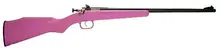 Keystone Sporting Arms Crickett Gen 1 Youth 22LR 16.125in Bolt Action Rifle with Pink Synthetic Stock (KSA2220)
