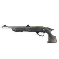 Keystone Crickett KSA696 Adult .22LR Bolt Action Pistol with 10.50" Stainless Steel Threaded Barrel, Black Synthetic Stock, and Williams Fire Sights