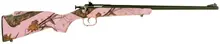 Keystone Sporting Arms Crickett G2 .22 LR Single Shot Bolt Action Rifle with Synthetic Mossy Oak Pink Blaze Stock