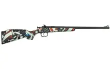 Keystone Sporting Arms Crickett Youth 22 LR, One Nation Blued Bolt Action Rifle with Synthetic Flag Stock - KSA2169