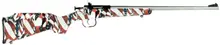 Keystone Sporting Arms Crickett KSA3169 Single Shot Bolt Action Rifle .22 LR, 16.12" Stainless Steel Barrel, One Nation American Flag Stock