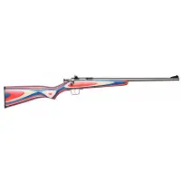 Keystone Sporting Arms Crickett 22LR Stainless Compact Rifle with Red, White, & Blue Laminate Stock