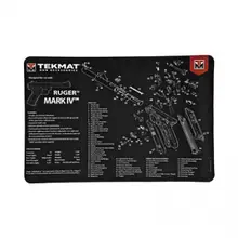 TekMat Ruger Mark IV 11x17 Black Gun Cleaning Mat with Parts Diagram