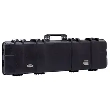 Boyt Harness H48 Single Long Gun Case with Water Resistant Polypropylene, Egg Crate Foam, Dust-Proof O-Ring, Steel Hinge Pins & Carry Handle, Black