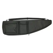 Bob Allen Tactical 36" Black Rifle Case with Foam Padding and Self-Healing Zippers - Model 79006