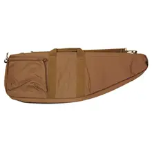Bob Allen 79007 Max-Ops Tactical Rifle Case, Water Resistant, Coyote Brown Polyester, 36"x11"x2.25" Exterior Dimensions