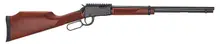 Henry Magnum Express Lever Action .22 WMR Rifle, 19.25" Barrel, 11+1 Capacity, Black Metal Finish, American Walnut Stock (H001ME)
