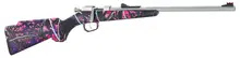 Henry Mini Bolt Youth .22LR Bolt Action Rifle - Muddy Girl Camo, Stainless Steel, 16.25" Barrel
