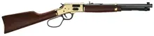 Henry Big Boy Brass .45 Colt, Side Gate Carbine, 16.5" Octagon Barrel, Large Loop Lever Action Rifle, 7 Round Capacity