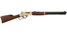 Henry Repeating Arms H009B Brass Lever Action .30-30 Winchester Rifle with 20" Octagon Barrel and American Walnut Stock
